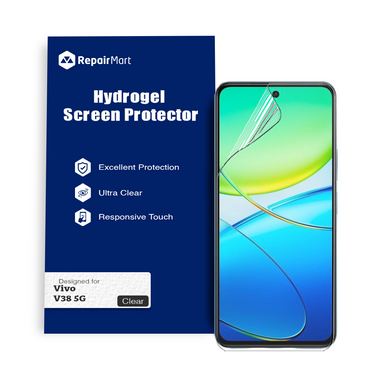 Vivo V38 5G Compatible Premium Hydrogel Screen Protector With Full Coverage Ultra HD